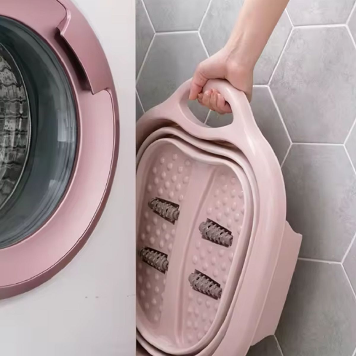 GENERICO - Tina Spa Masajeador Para Pies Portatil Plegable Ligera