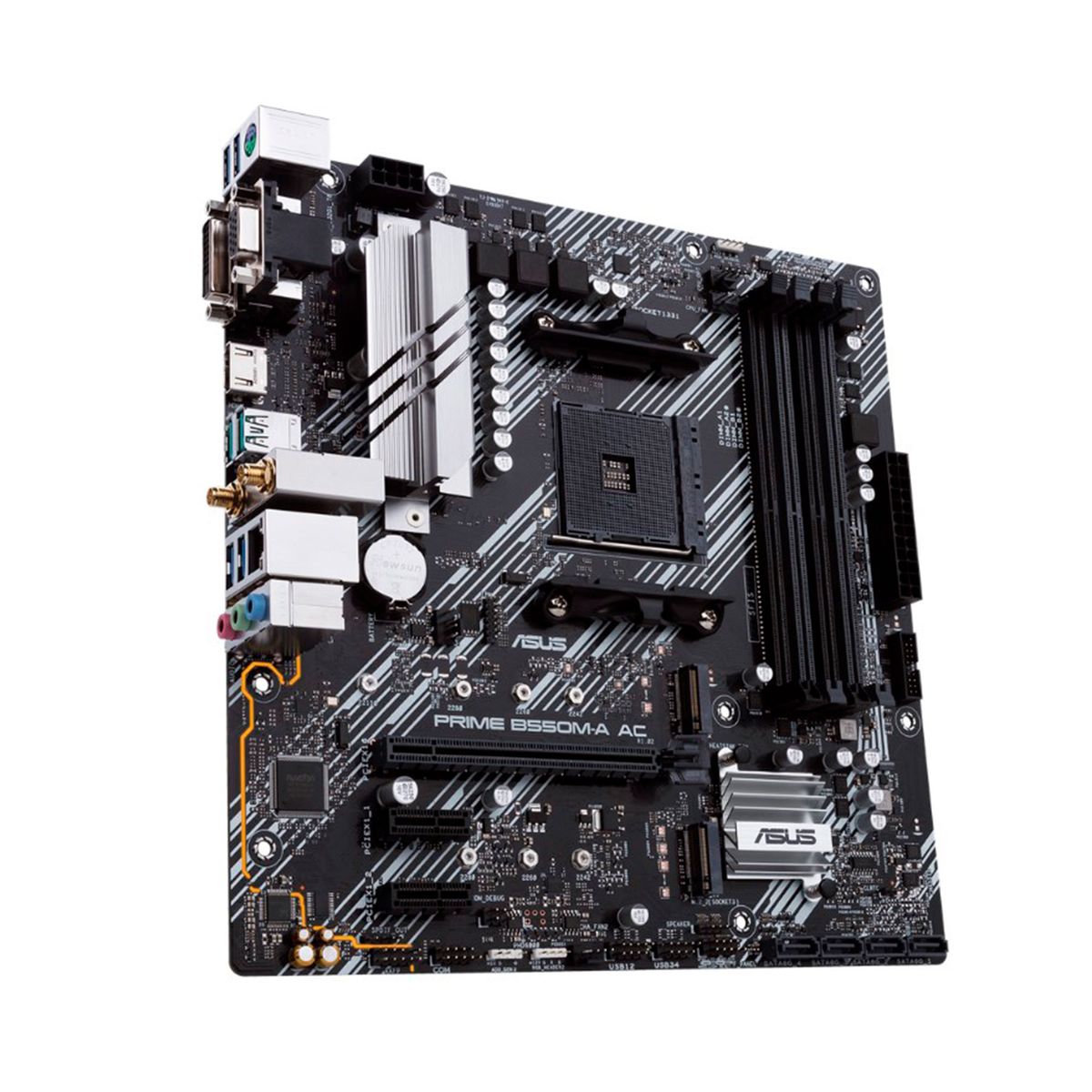 ASUS - PLACA BASE ASUS PRIME B550M-A AC AMD AM4 MATX PN PRIME B550M-A AC