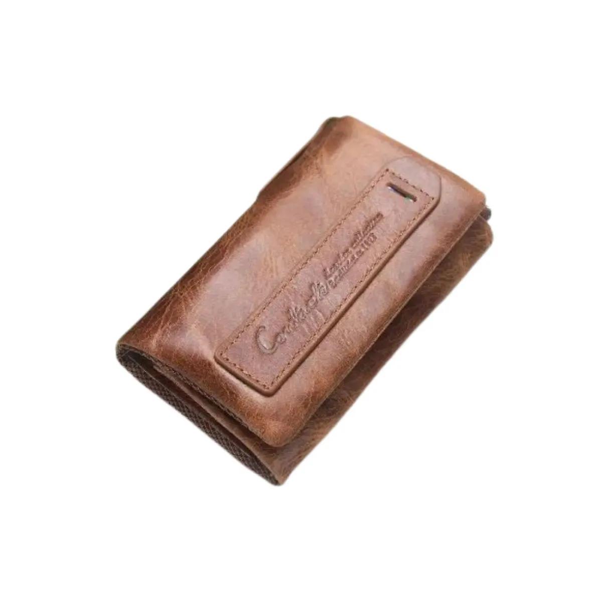 GENERICO - Monedero porta Llaves Contacts Brown