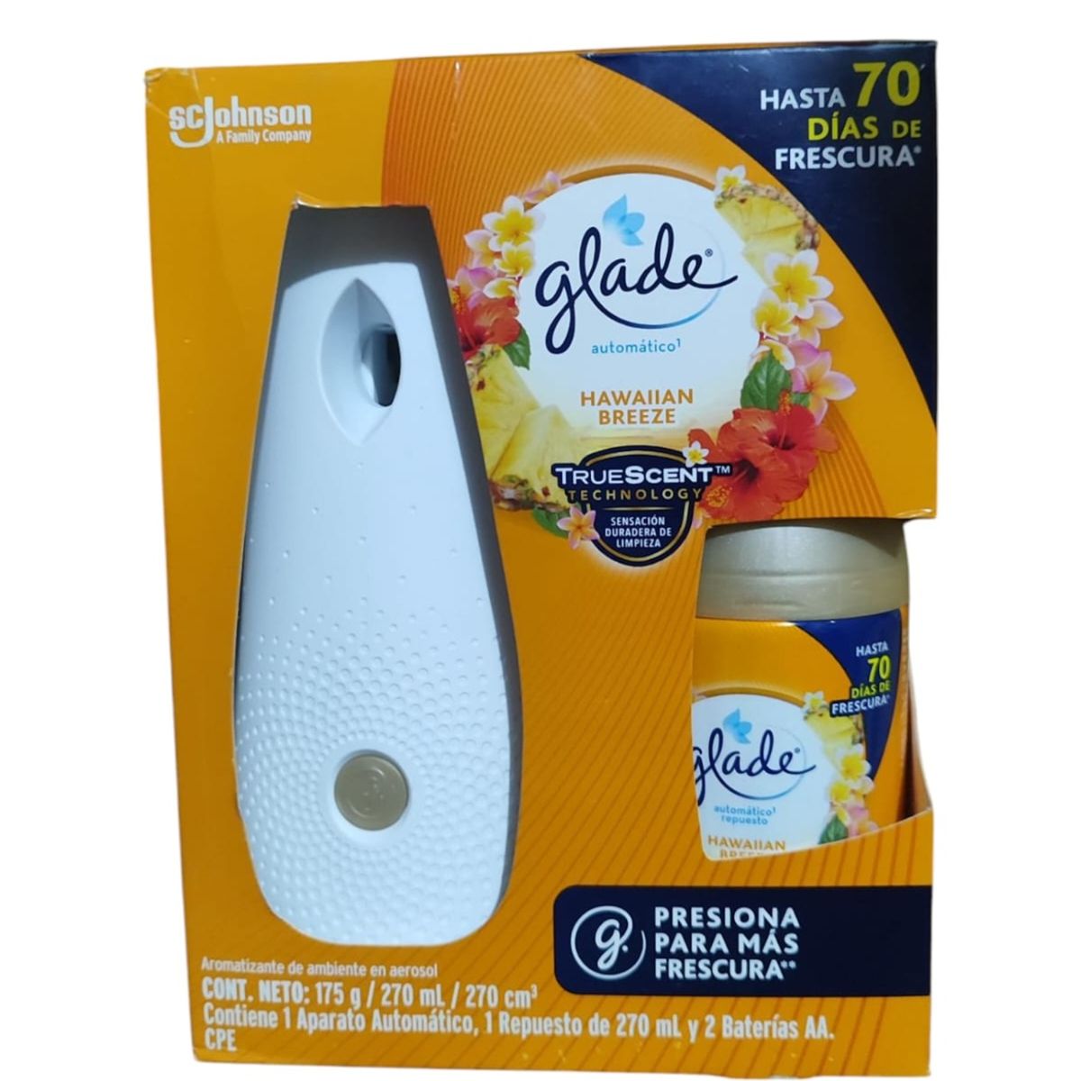 GLADE - Aromatizador Glade Automático Hawaiian Breeze 270ml