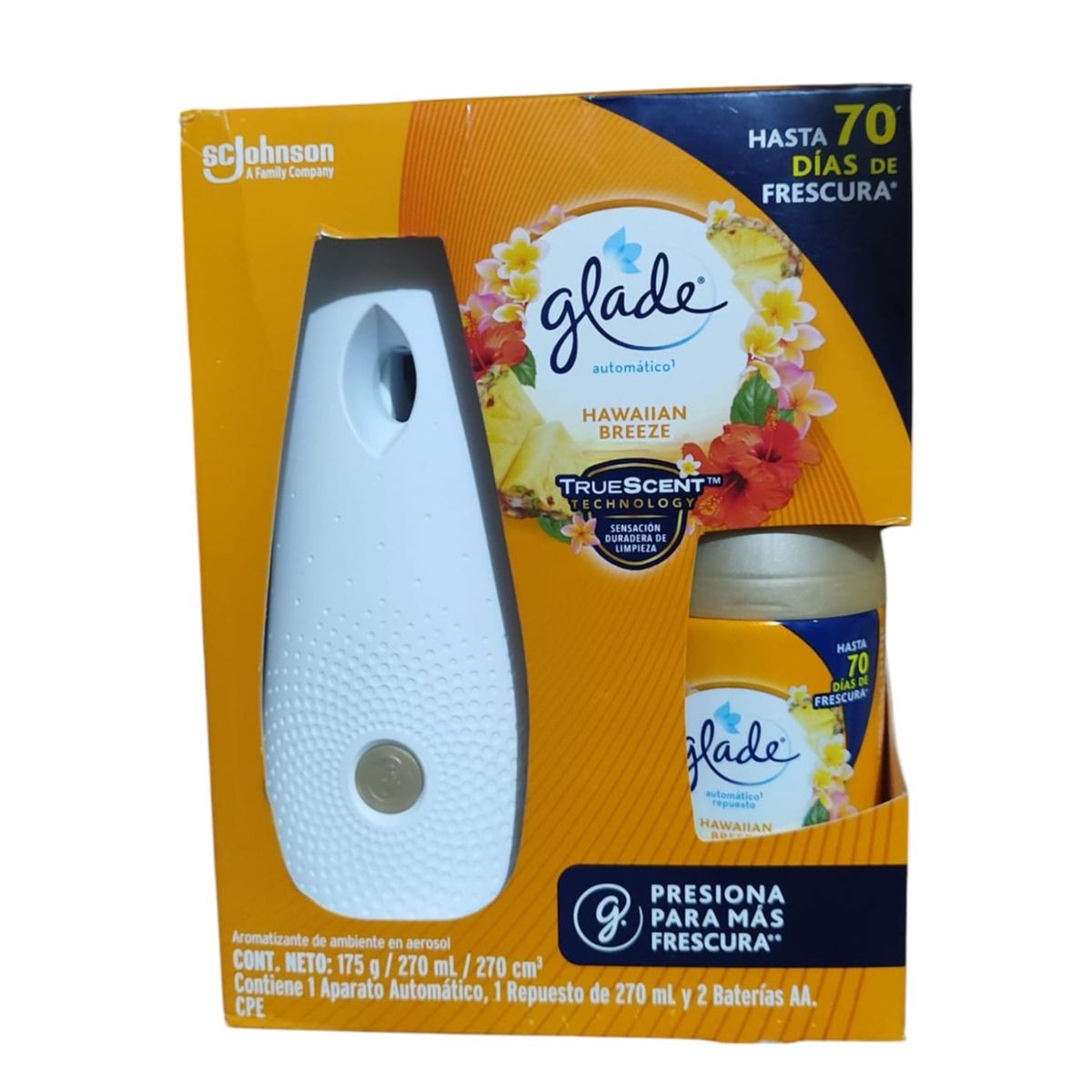 GLADE - Aromatizador Glade Automático Hawaiian Breeze 270ml