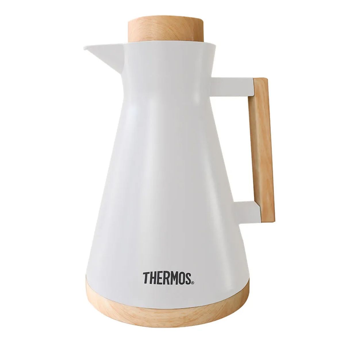 THERMOS - Jarra Térmica Thermos 1 LT Eco Wood Blanco