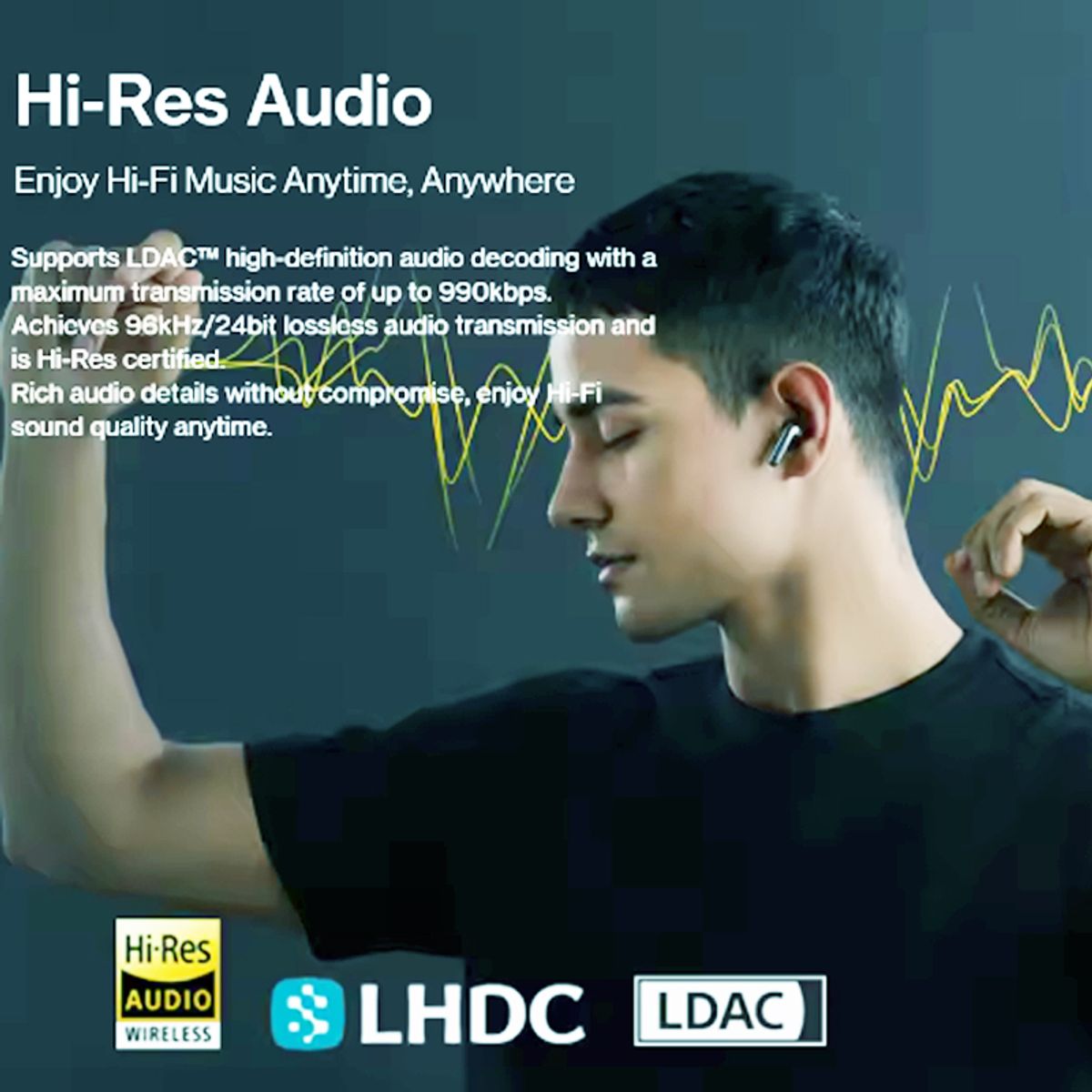 HONOR - Audífonos Honor TiinLab S7 TWS-Blanco