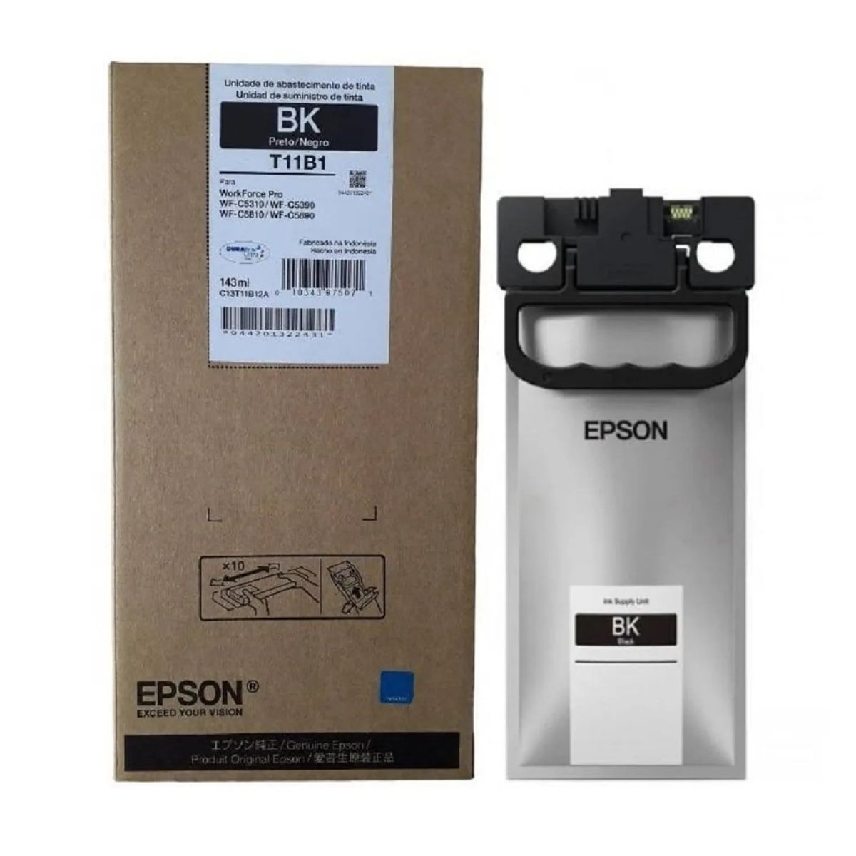 EPSON - Tinta Epson T11B1 Negro T11B120 - 143ml