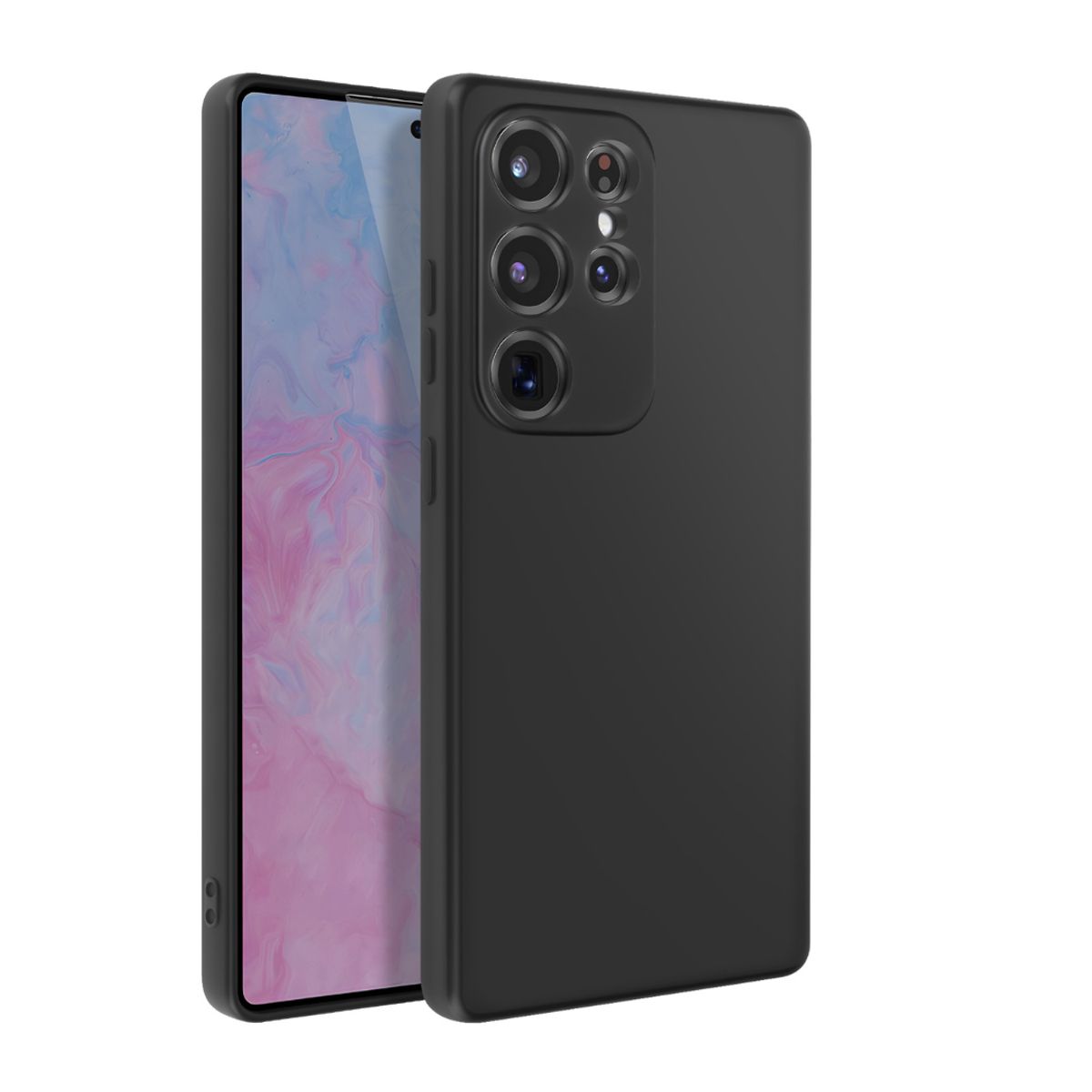 CASE - CASE SILICONA PARA SAMSUNG S25 ULTRA - NEGRO