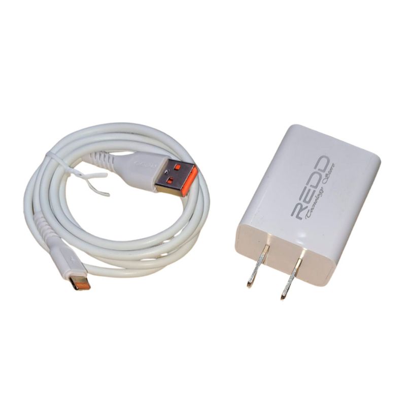 GENERICO - Cargador REDD 38A Tipo RD-SC02L con Cable Lightning