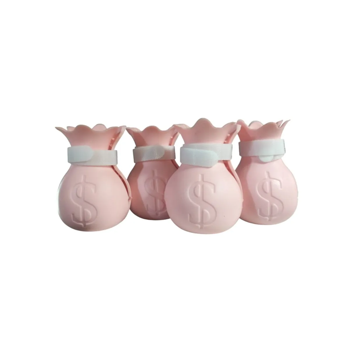 GENERICO - Zapatos de silicona para gatos anti arañazos rosado