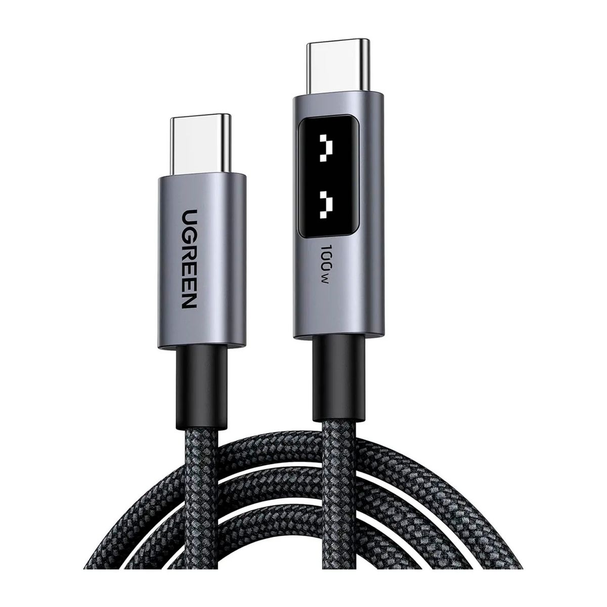 UGREEN - Cable Ugreen Usb-c A Usb-c 100w Con Pantalla Led 1M 35501