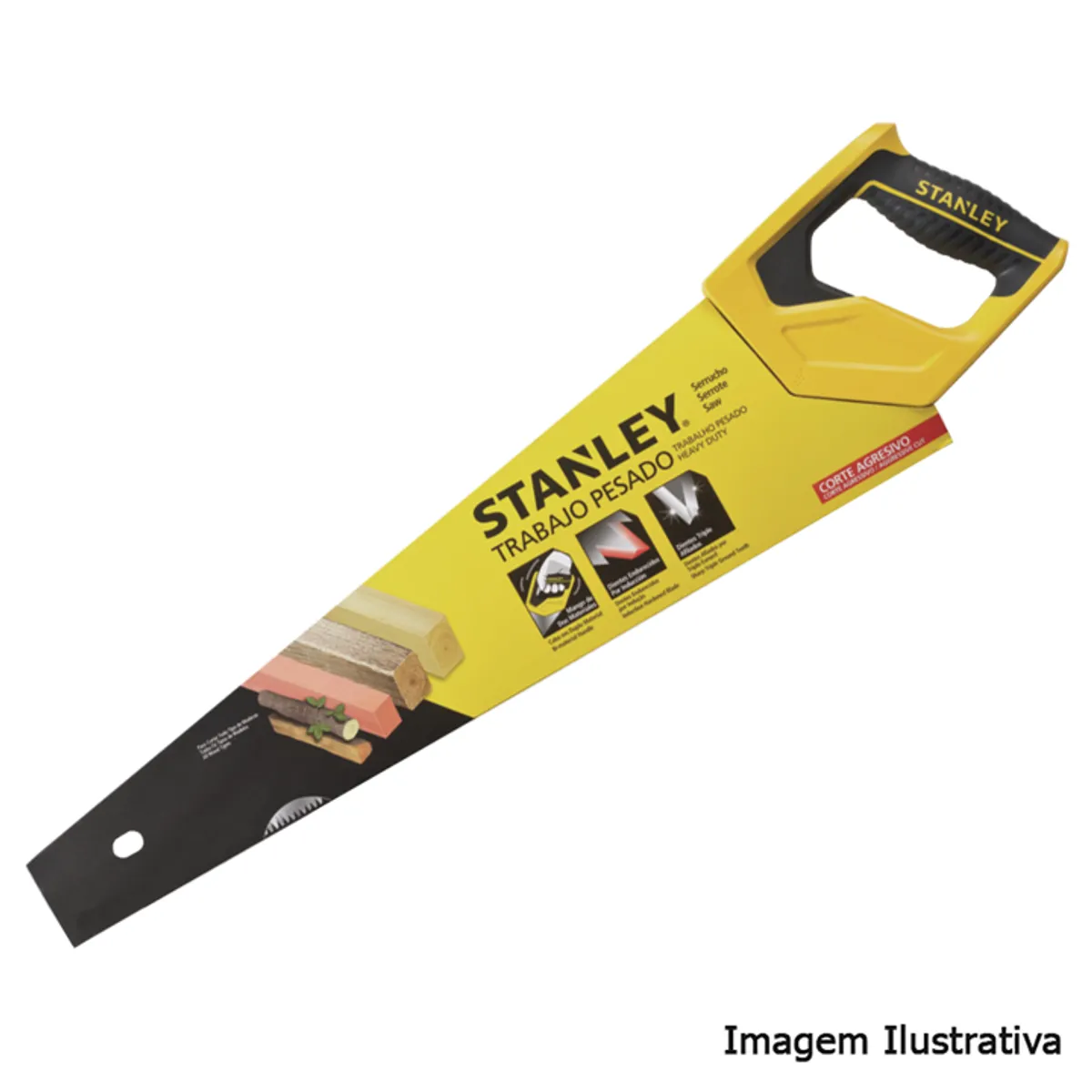 STANLEY - SERRUCHO BIMATERIAL HEAVY DUTY DE 15”
