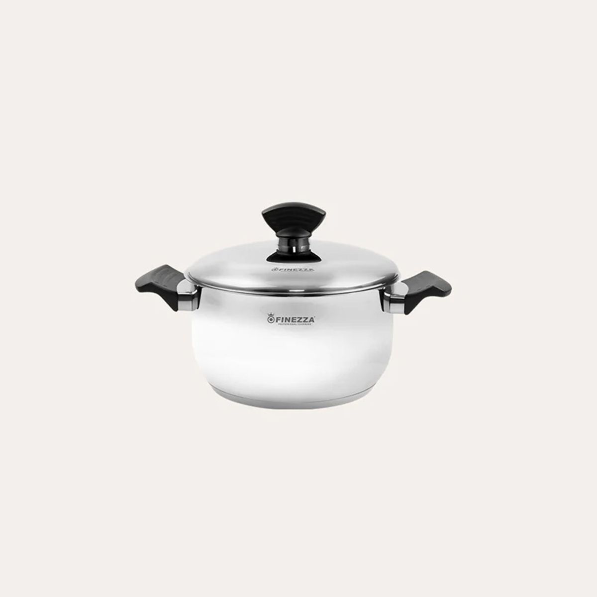 FINEZZA - Set de ollas de acero inoxidable FZ-1042TS-IN FINEZZA 6 PZAS