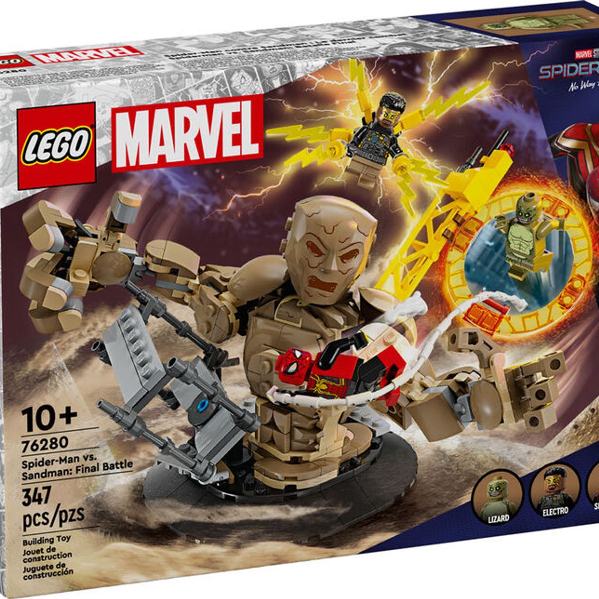 LEGO - LEGO Marvel 76280 Spiderman vs. Sandman: Batalla Final
