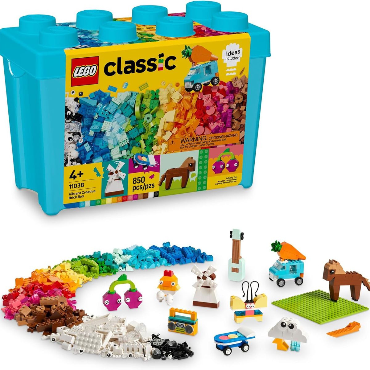 LEGO - LEGO Classic 11038 Caja de Ladrillos Creativos Vibrantes