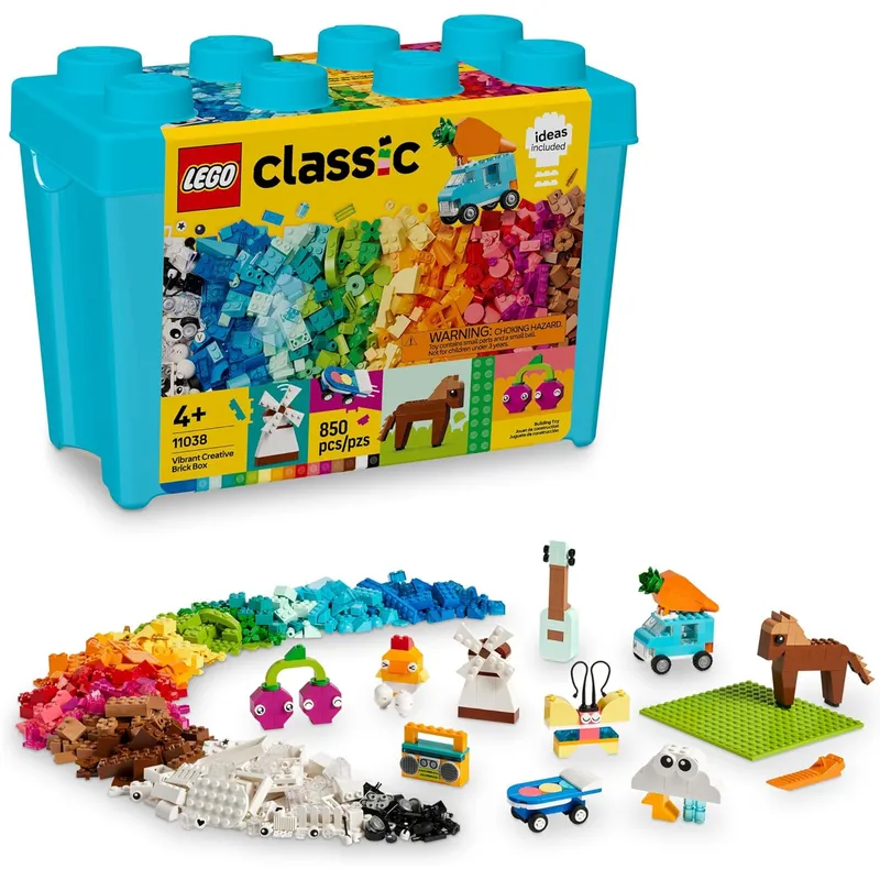 LEGO - LEGO Classic 11038 Caja de Ladrillos Creativos Vibrantes