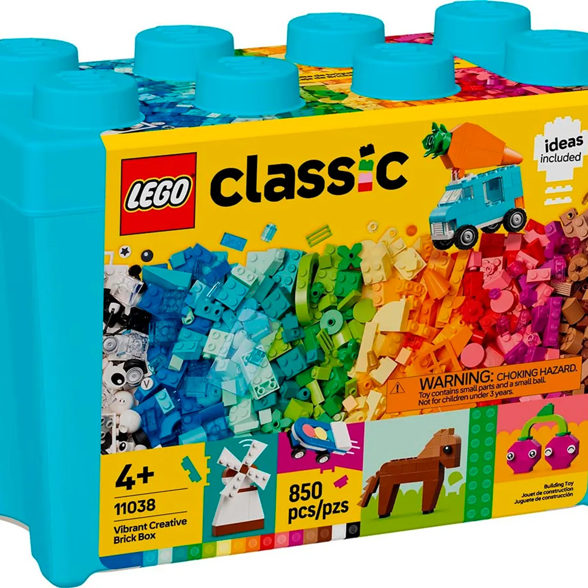 LEGO - LEGO Classic 11038 Caja de Ladrillos Creativos Vibrantes