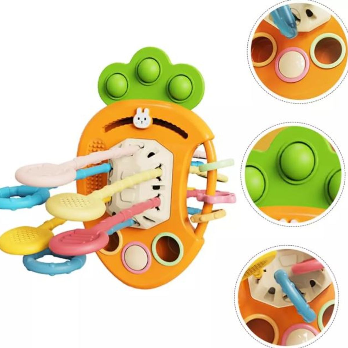 GENERICO - Zanahoria sensorial de juguete para bebés