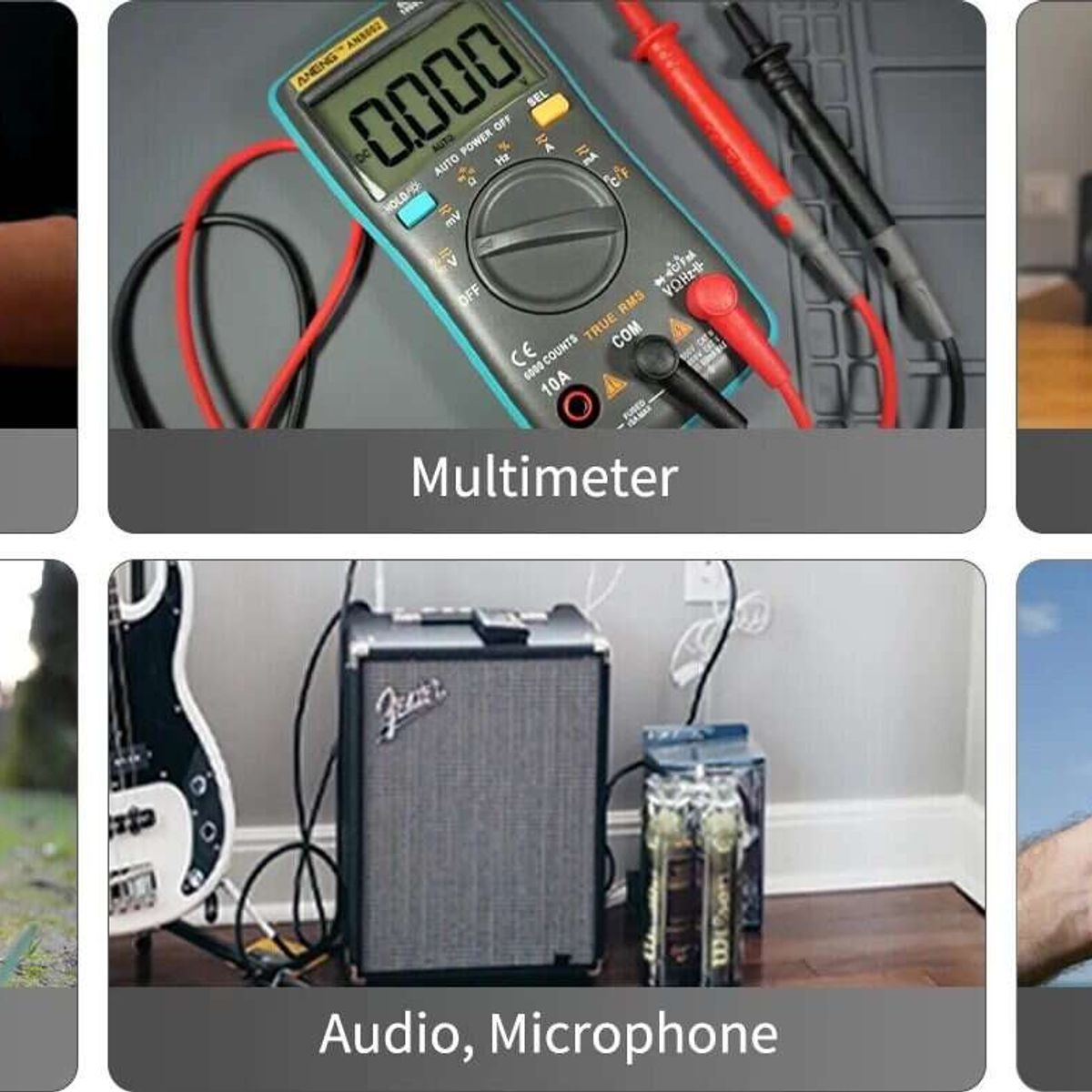 OEM - Pila 9V Usb C Bateria Litio Recargable 1100mAh