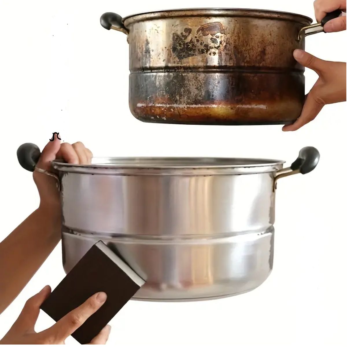 GENERICO - ESPONJA PARA LIMPIAR  OLLAS, SARTENES Y ELIMINACIÓN DE ÓXIDO