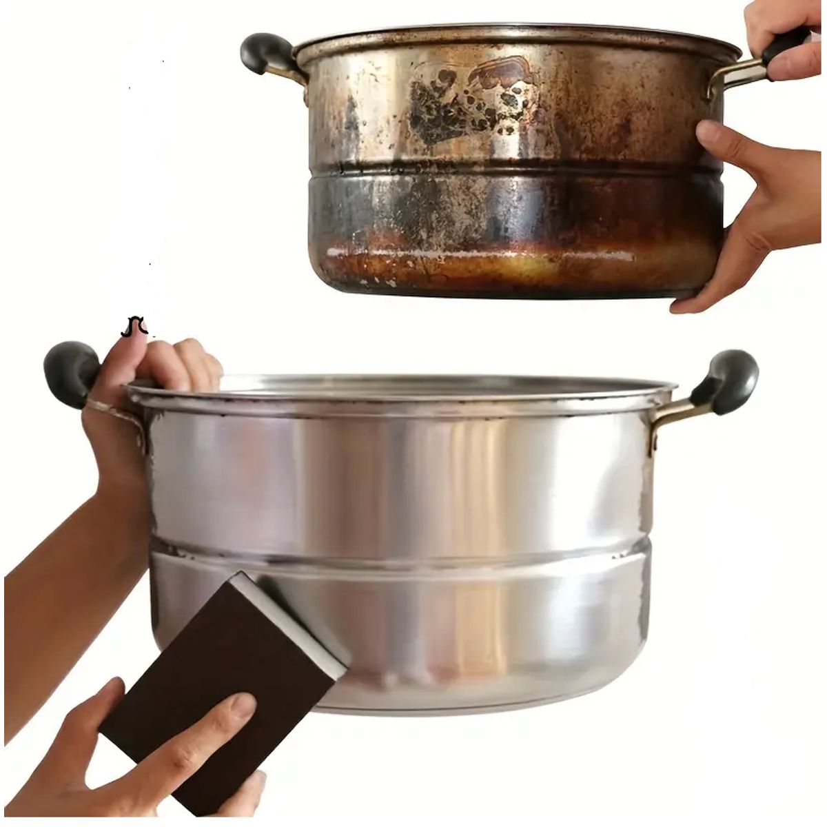 GENERICO - ESPONJA PARA LIMPIAR  OLLAS, SARTENES Y ELIMINACIÓN DE ÓXIDO