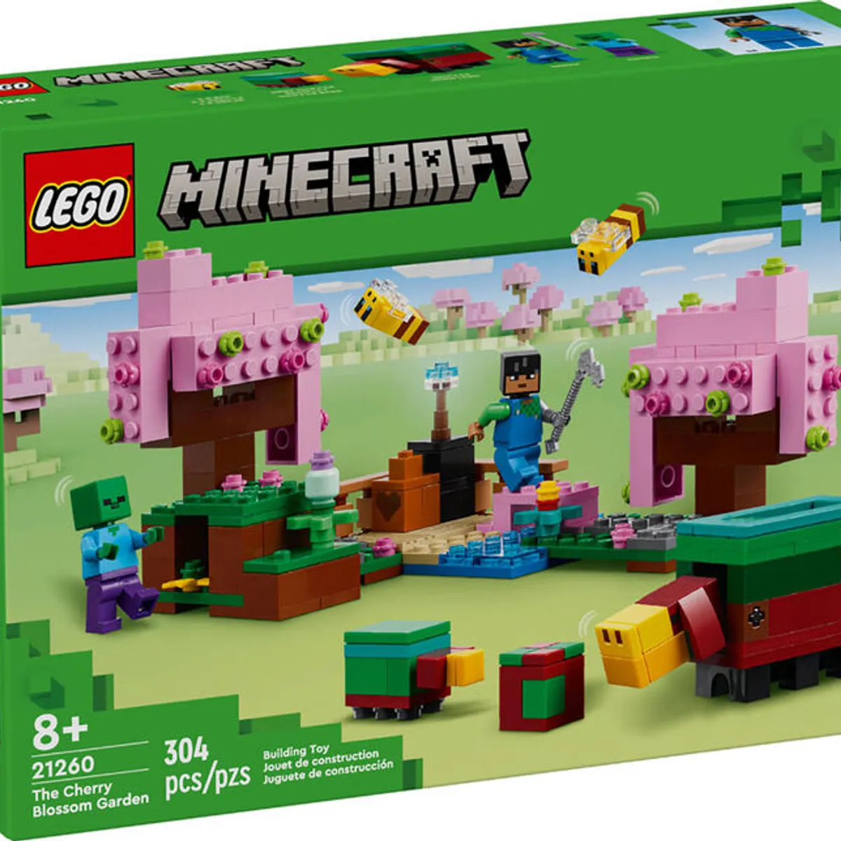 LEGO - LEGO Minecraft 21260 El Jardín de Cerezos en Flor