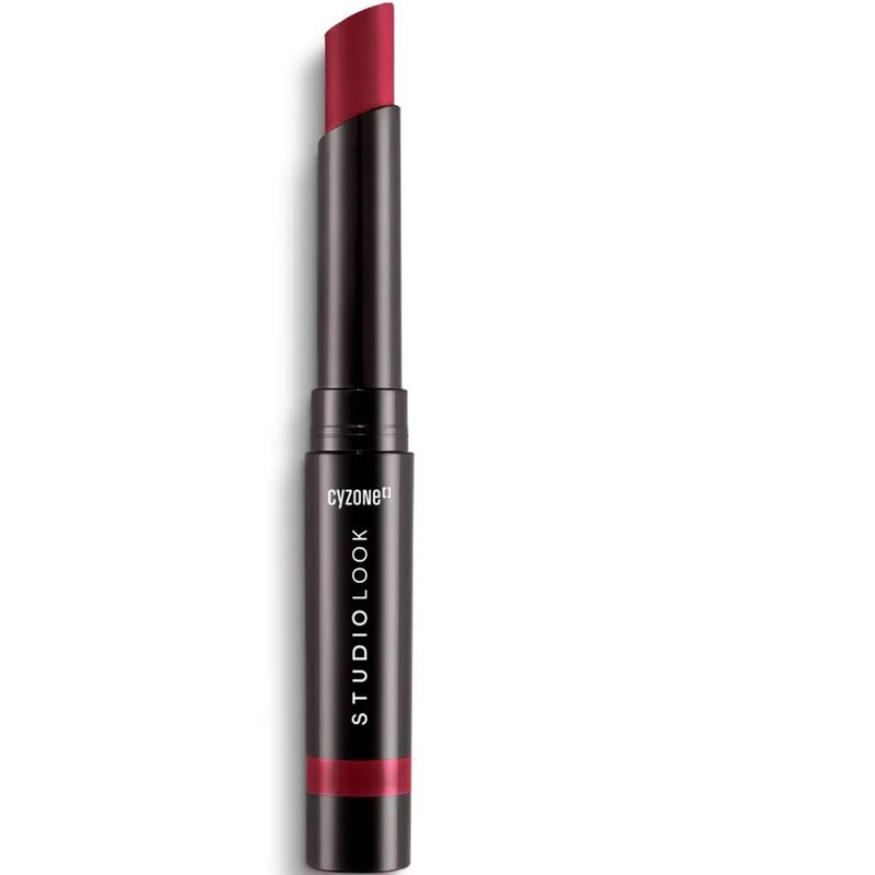 CYZONE - Labial Mate en barra supermate Studio Look - Royal red
