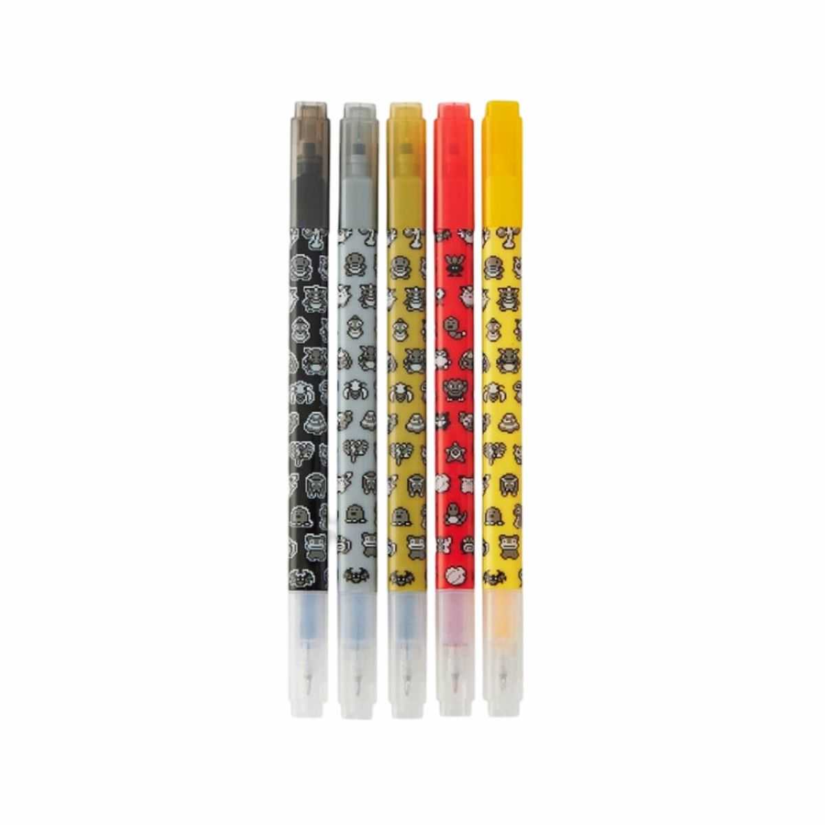 POKEMON - Pokemon Center Set de 5 Marcadores Doble Punta Japon