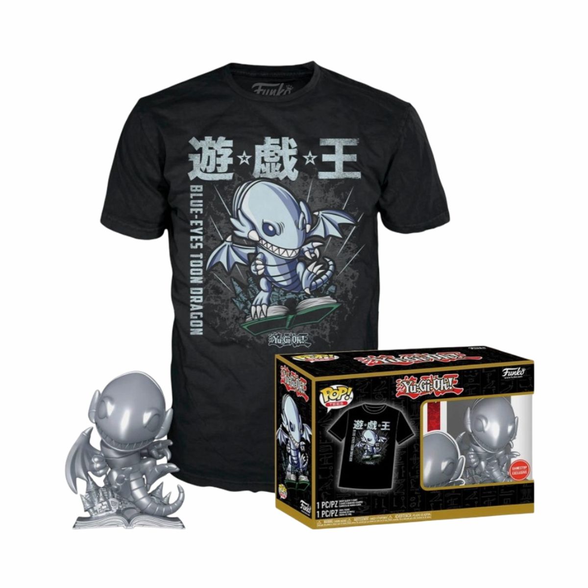 FUNKO - Funko Polo Talla S y Figura Exclusivo GameStop