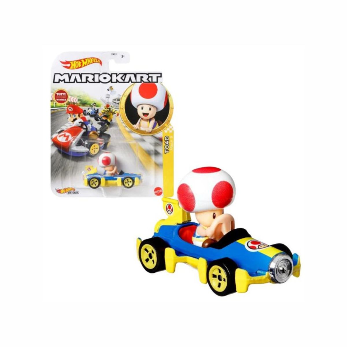 HOT WHEELS - Hot Wheels Mario Kart Toad Modelo C