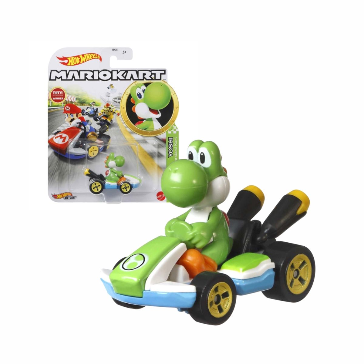 HOT WHEELS - Hot Wheels Mario Kart Yoshi Modelo C