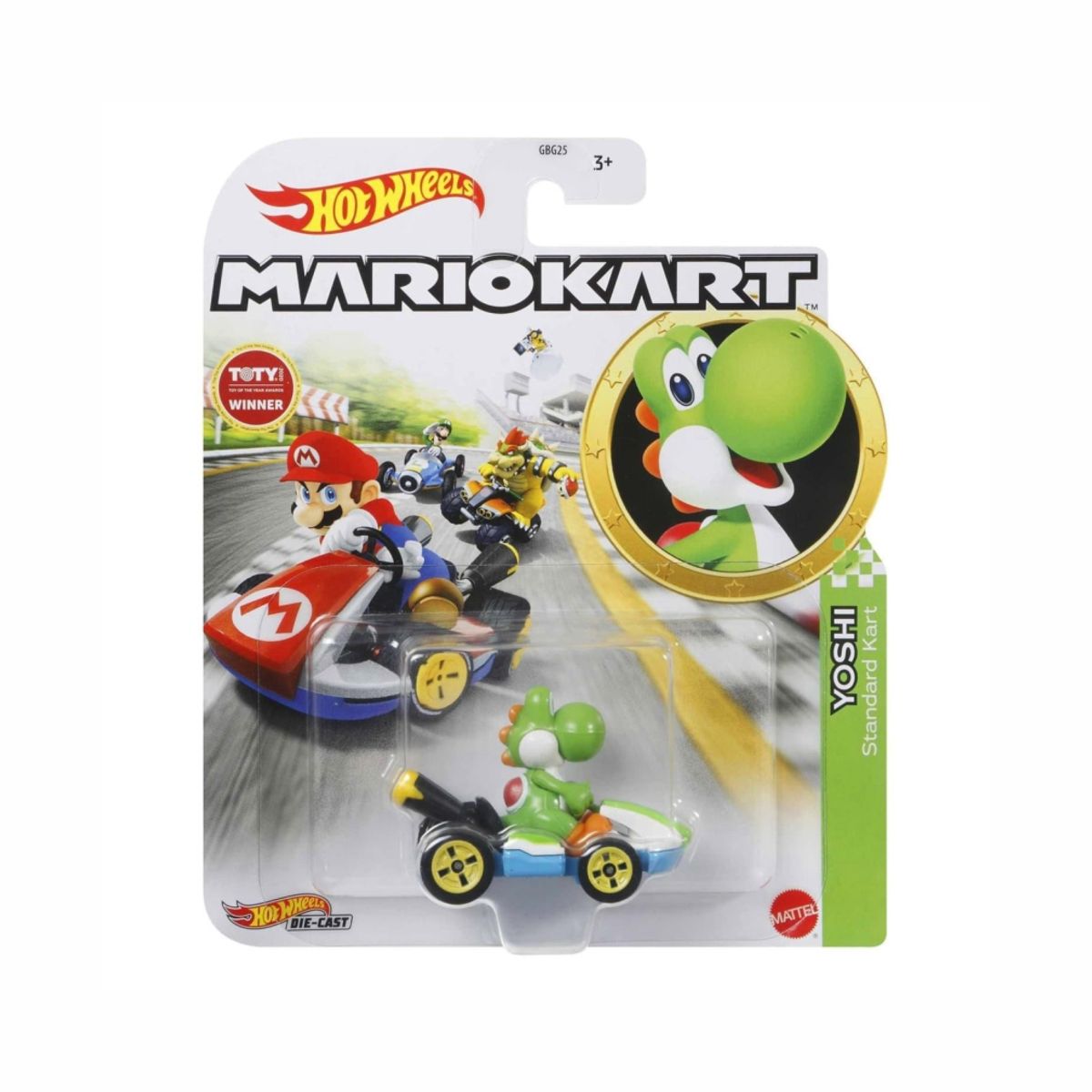 HOT WHEELS - Hot Wheels Mario Kart Yoshi Modelo C