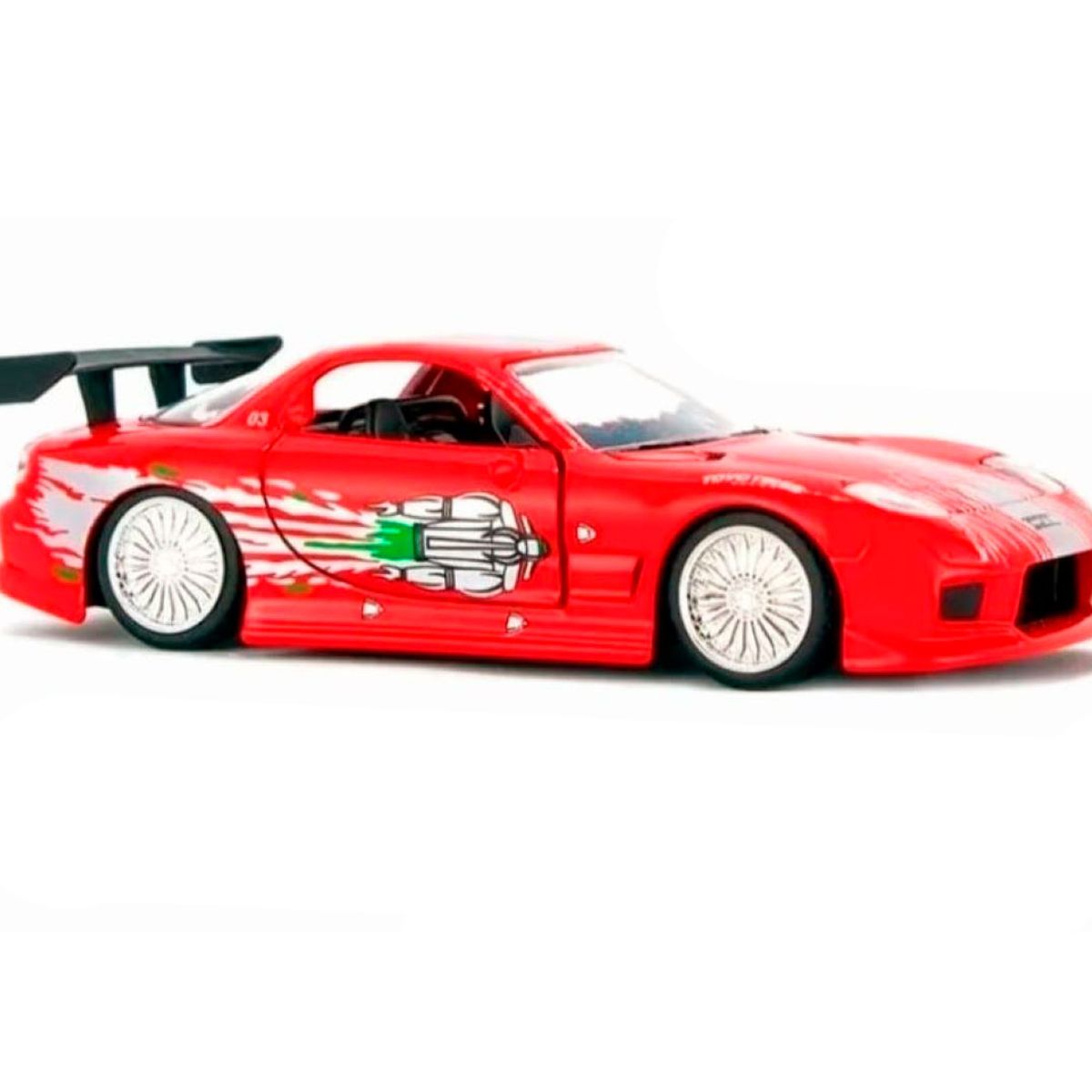 JADA TOYS - Auto a escala - Rapidos y Furiosos - Jada Toys - 1.32 - Mazda RX-7 Dom - FAST & FURIOUS