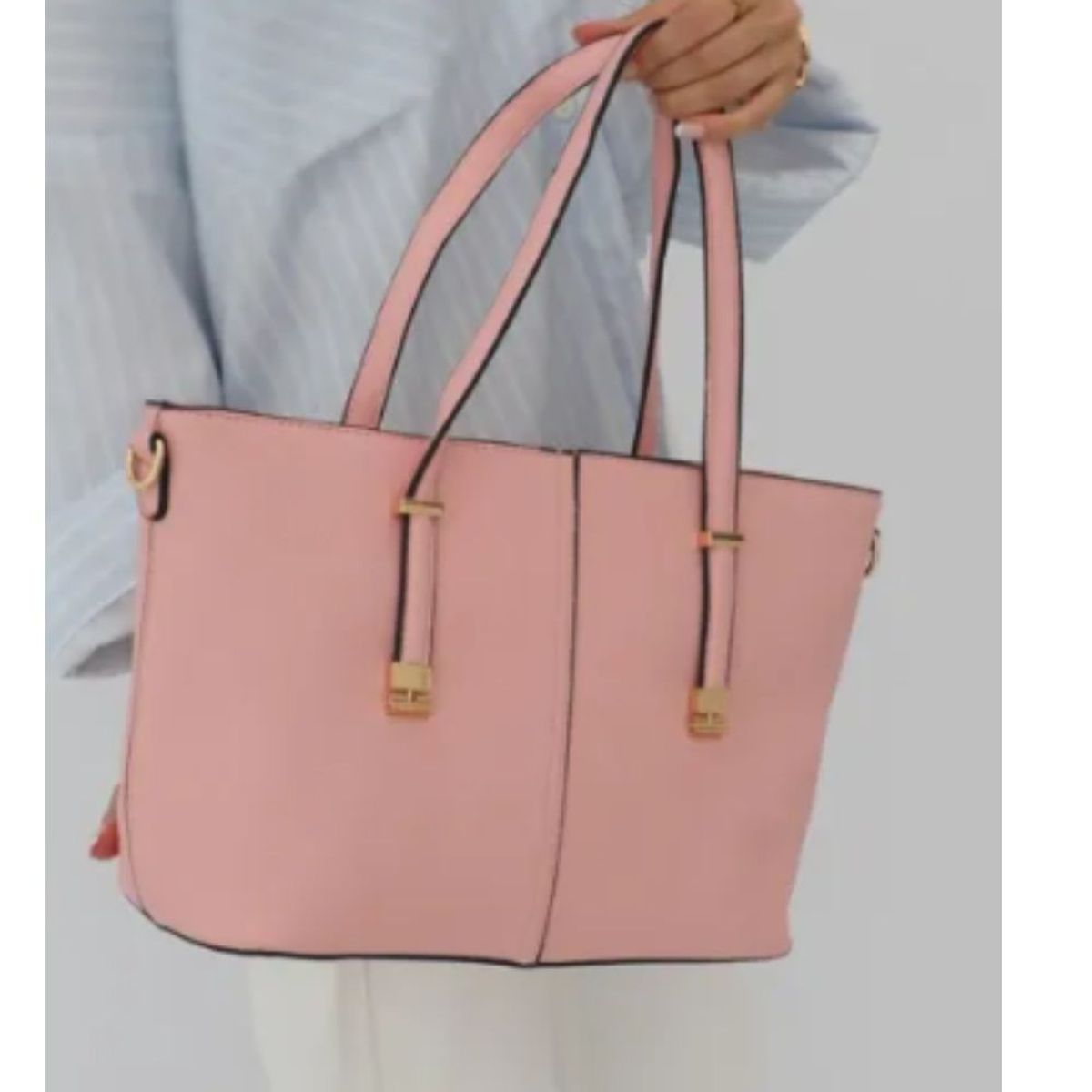 GENERICO - Bolso de cuero PU  grande para la Oficina para mujer bolsa de hombro.