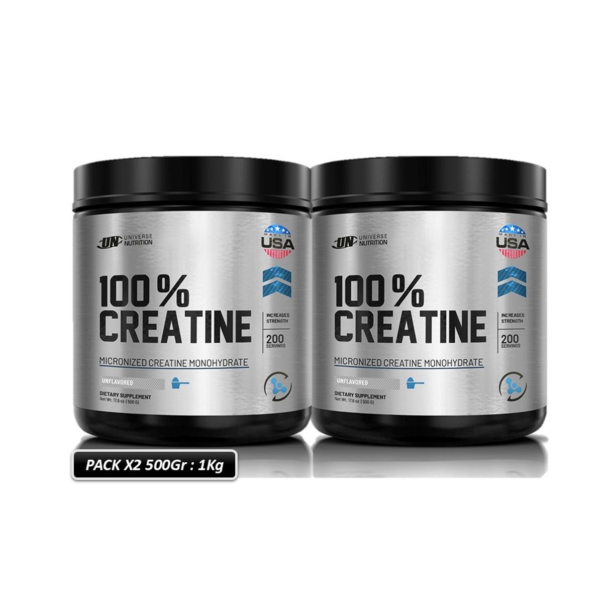 UNIVERSE NUTRITION - 100% Creatine Creatina Monohidratada 1Kg Creabolic Universe Nutrition