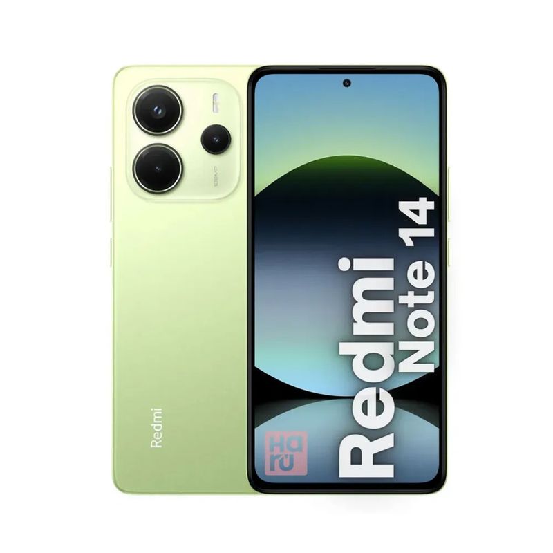 XIAOMI - XIAOMI REDMI NOTE 14 - 4G - 6GB RAM 128GB ROM -  VERDE LIMON
