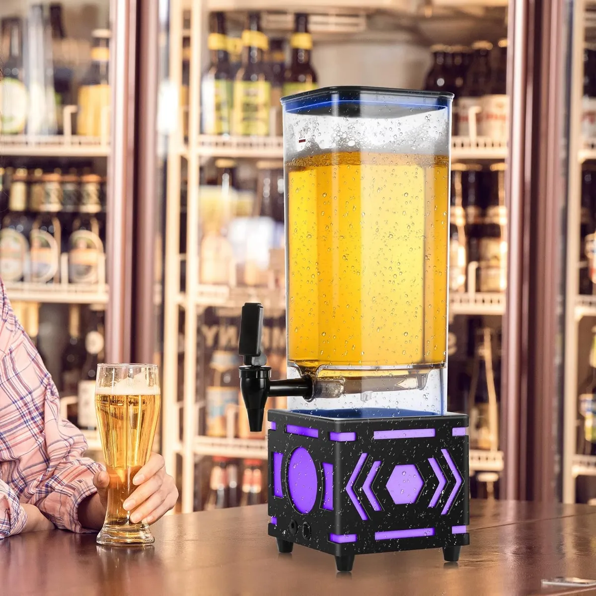 GENERICO - Dispensador de bebidas en torre de 3 litros