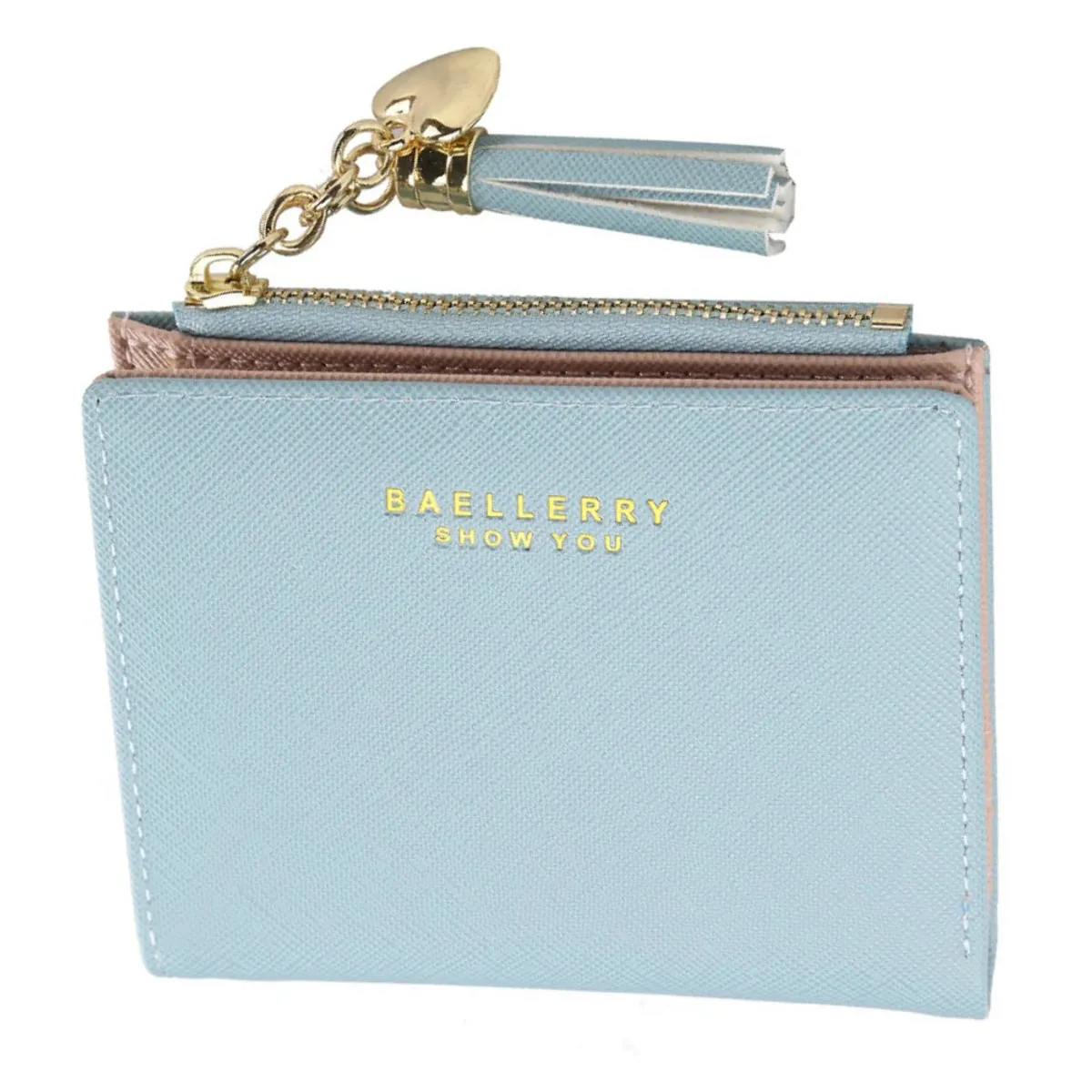 BAELLERRY - Billetera de Cuero Vegano PU para dama DR028