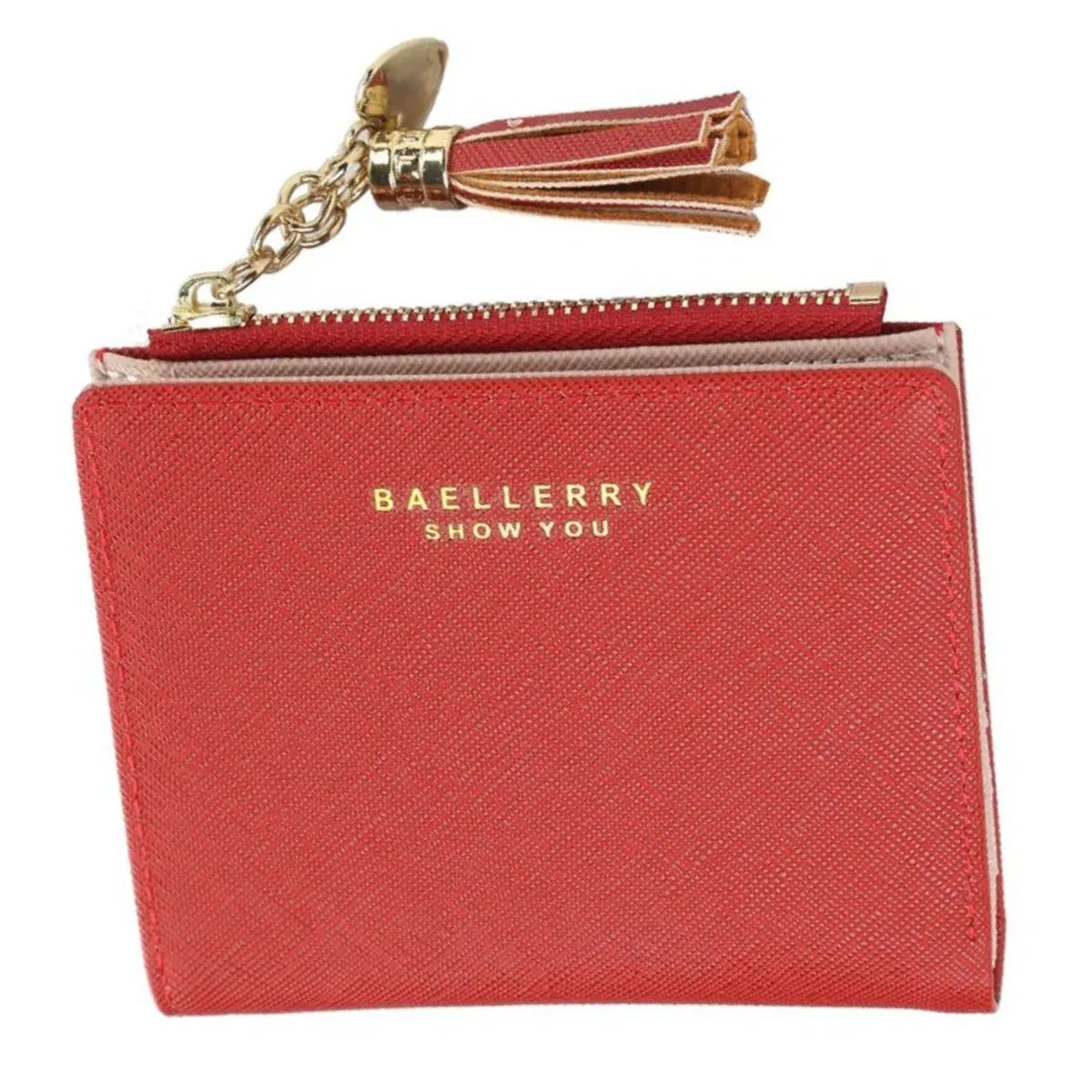 BAELLERRY - Billetera de Cuero Vegano PU para dama DR028