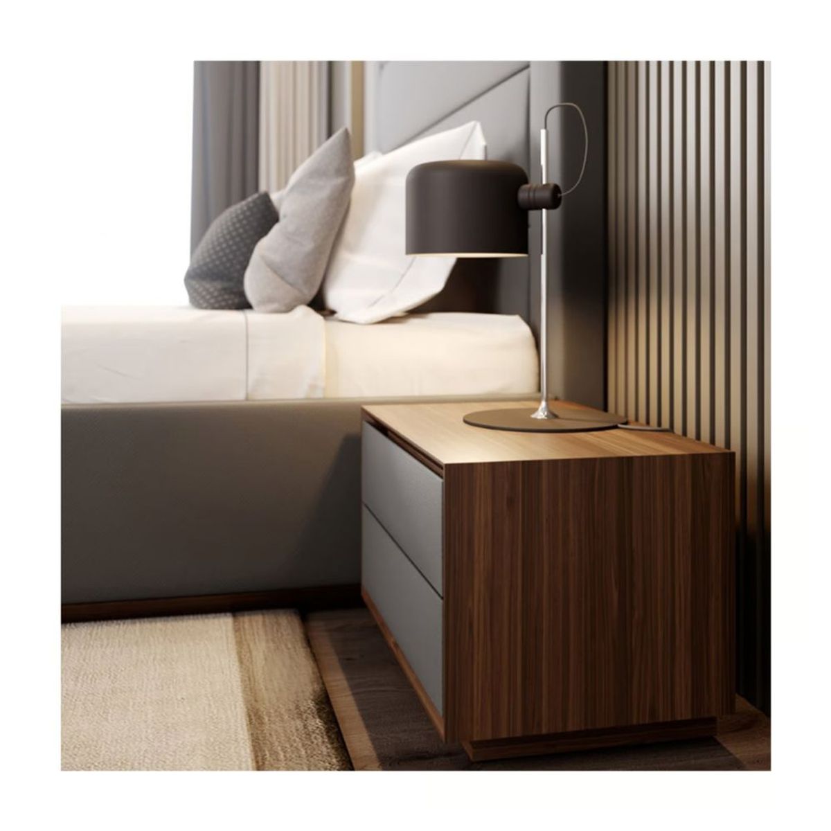 GENERICO - Velador Mesa De Noche Elisa - Gaudi