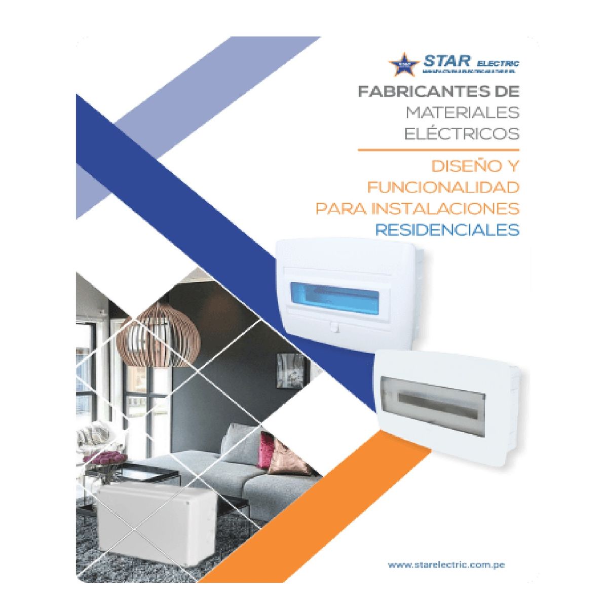 NACIONAL - TABLERO ELÉCTRICO P/EMPOTRAR 12 POLOS - SISTEMA PUSH - ROYAL (PERUANO)