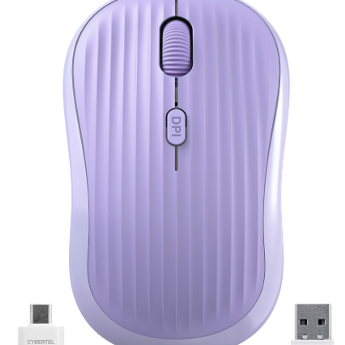 CYBERTEL - Mouse Inalambrico ACCORD CYB M701-3M BTWIFI RECARGABLE PURPLE CYBERTEL