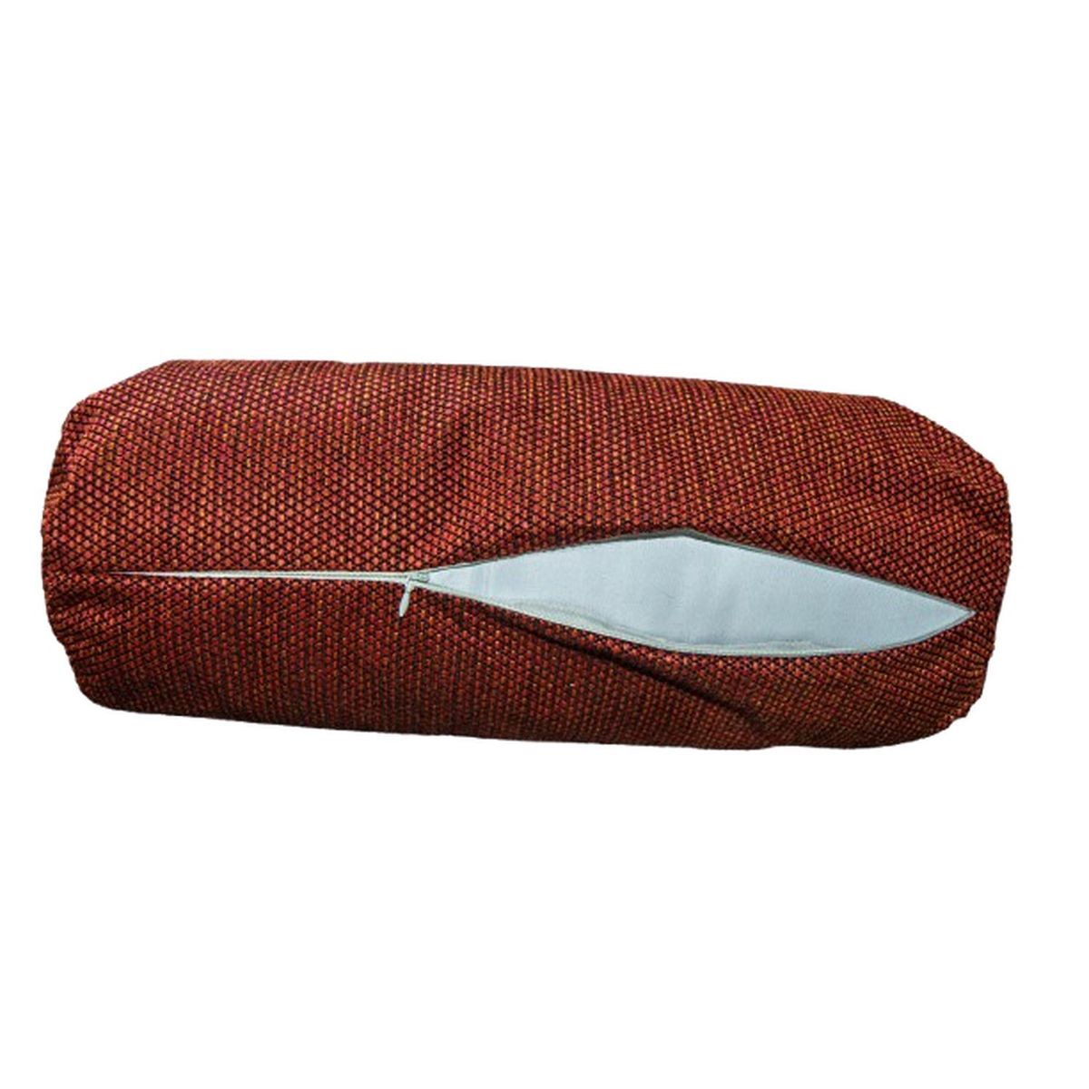 MEDANO - Cojín Cilíndrico Médano Cougar Rojo Fuego