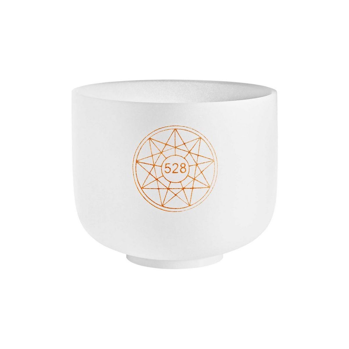 MEINL - Cuenco de cristal solfeggio chakra plexo solar - Meinl Sonic Energy - Blanco