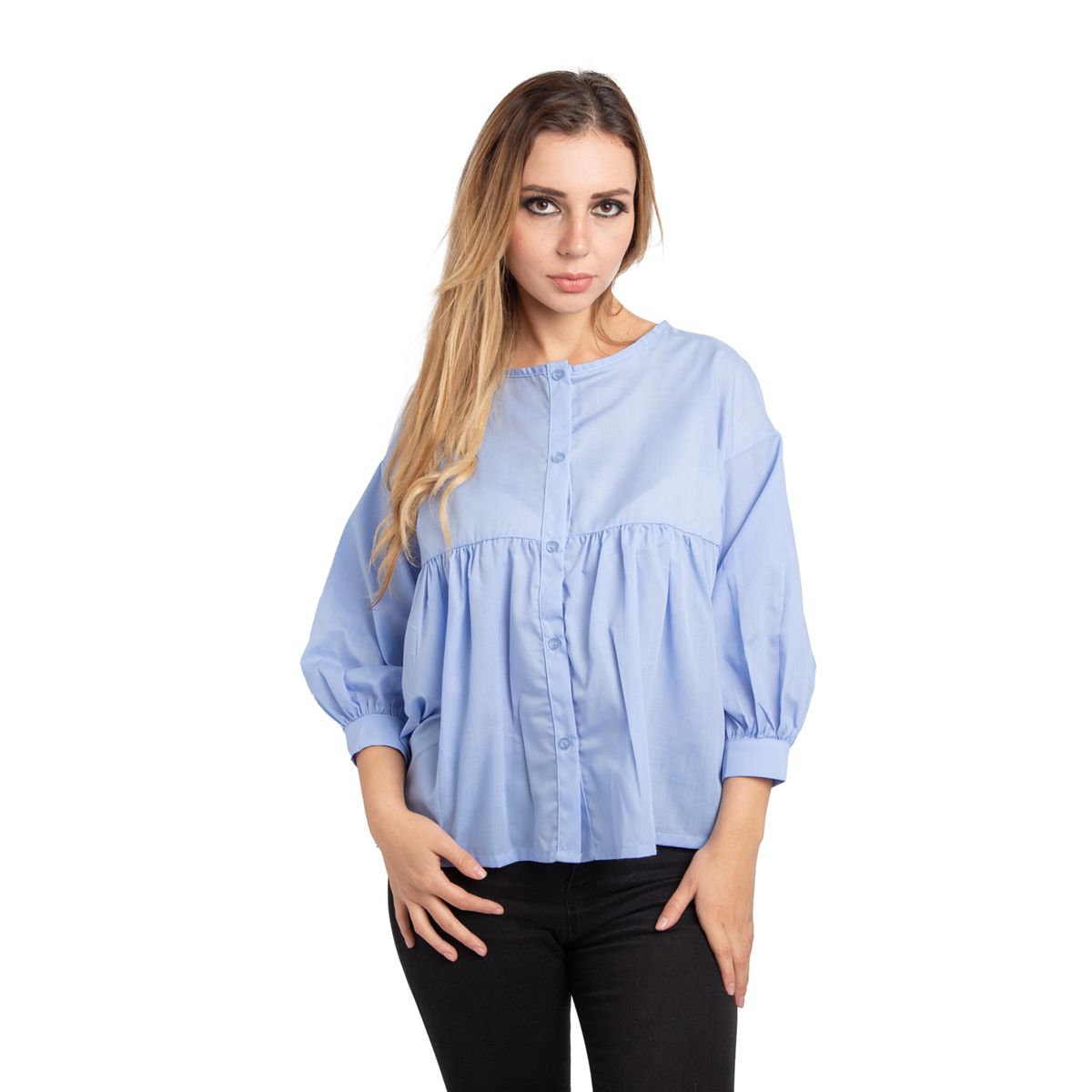 NEBULA - Blusa Jules - Nébula - Celeste
