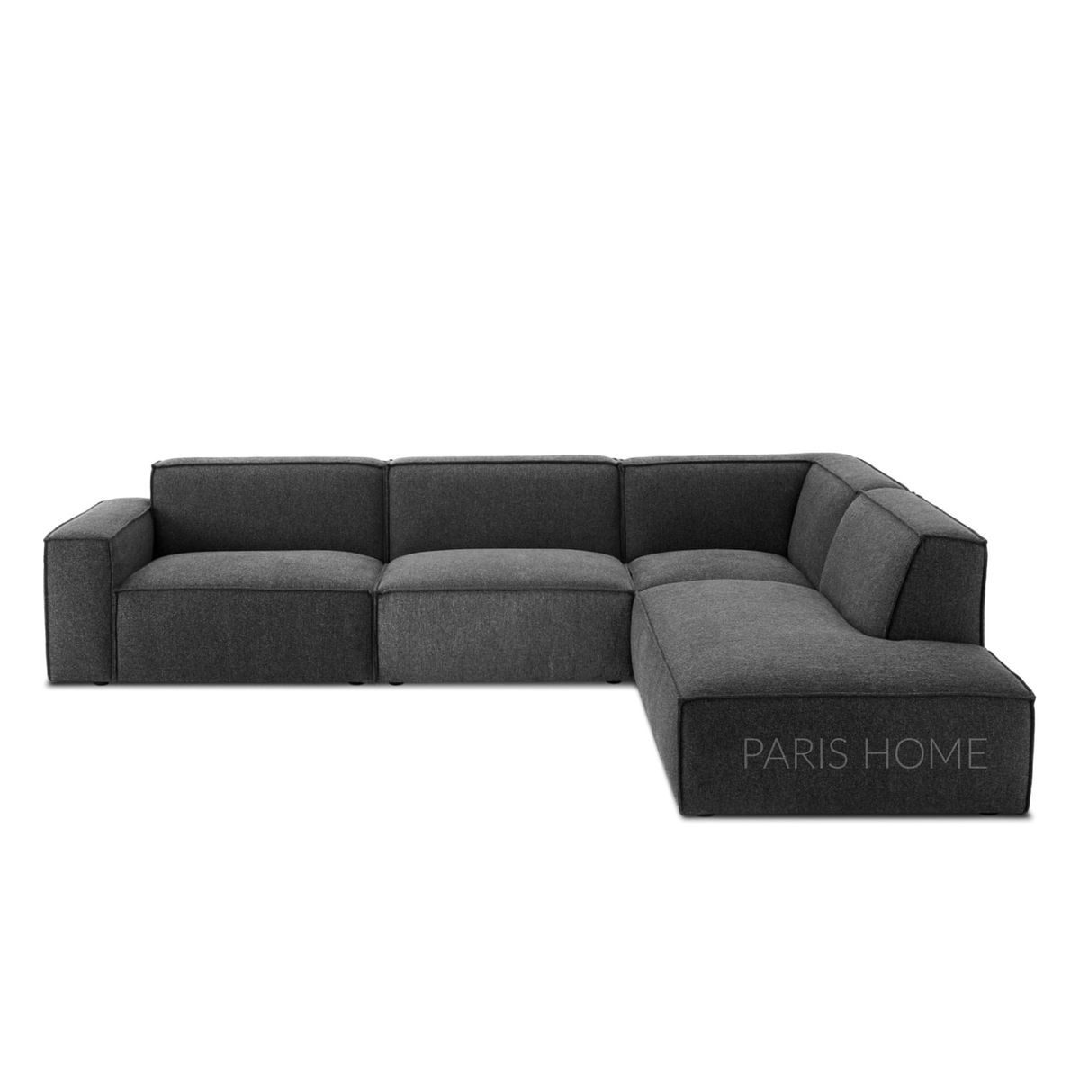 GENERICO - Seccional Derecho con chaise longue extensible Jonathan - Gris