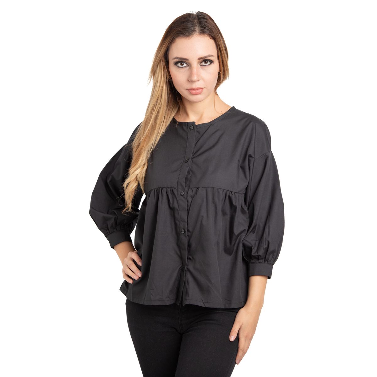 NEBULA - Blusa Jules - Nébula - Negro