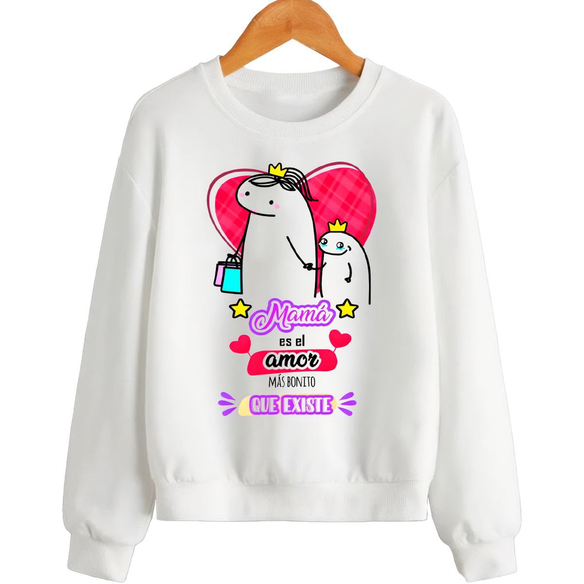 GENERICO - Polera Cuello Redondo Mama el amor mas bonito