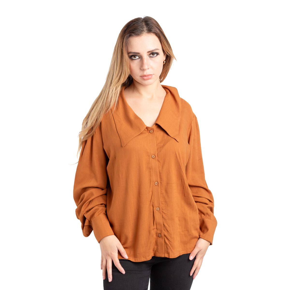 NEBULA - Blusa Lu - Nébula - Marrón