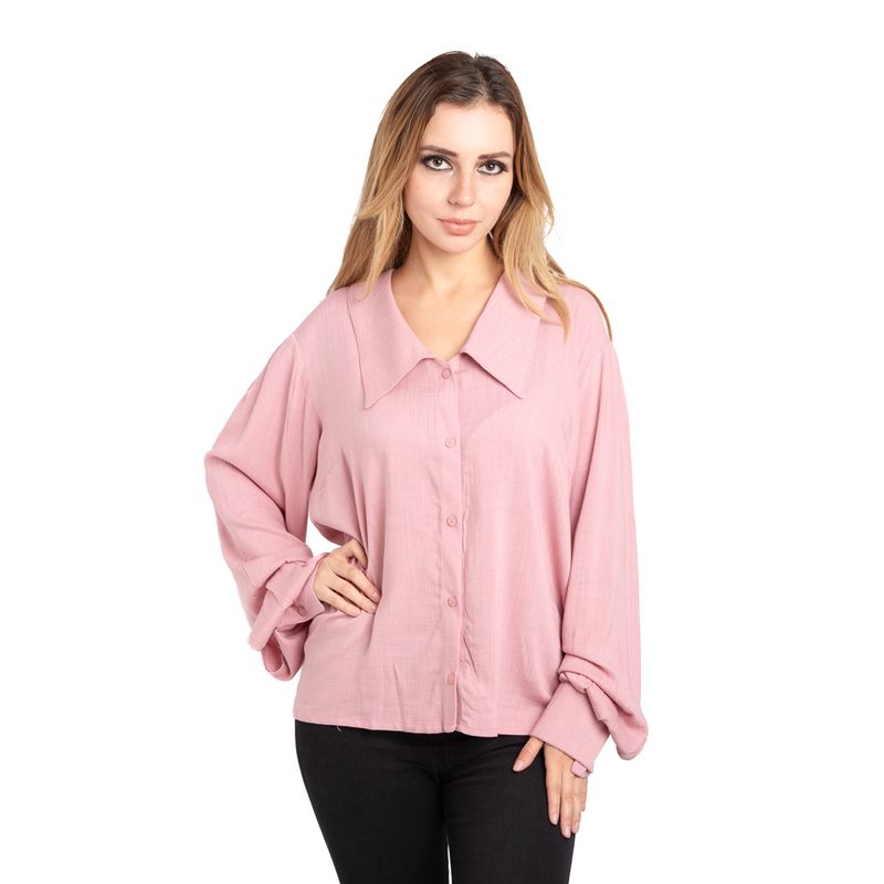 NEBULA - Blusa Lu - Nébula - Rosado