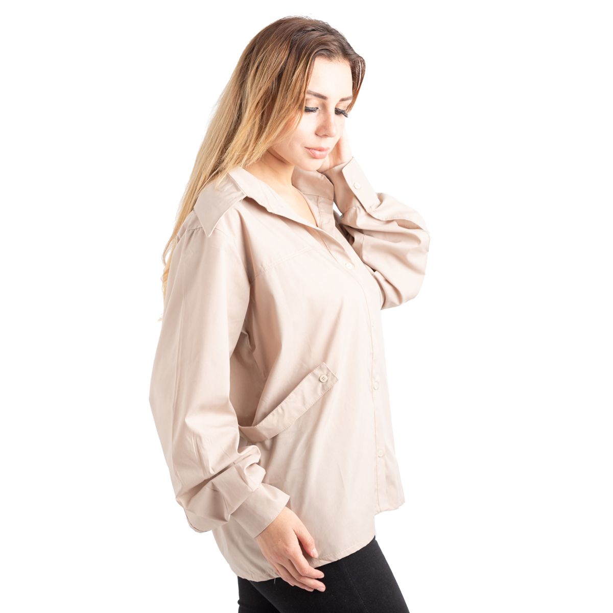 NEBULA - Blusa Nella - Nébula - Beige
