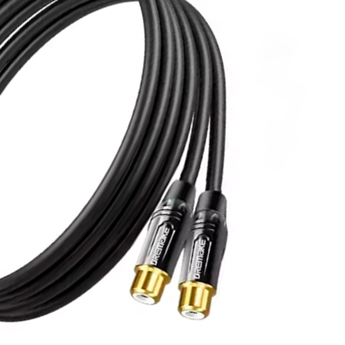 VENTION - Cable Audio 2 RCA Hembra DUAL 6.35mm TS Mono (1m) DJ Original
