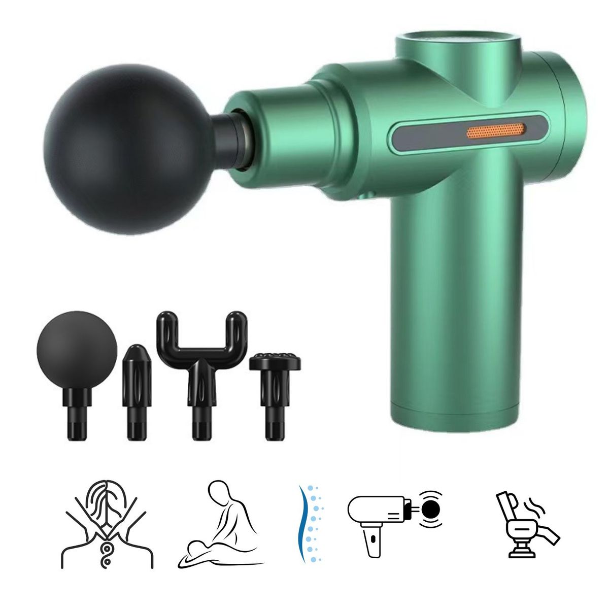 MASSAGE GUNS - Pistola Masaje Muscular LEXT Para Espalda Piernas y Cuello